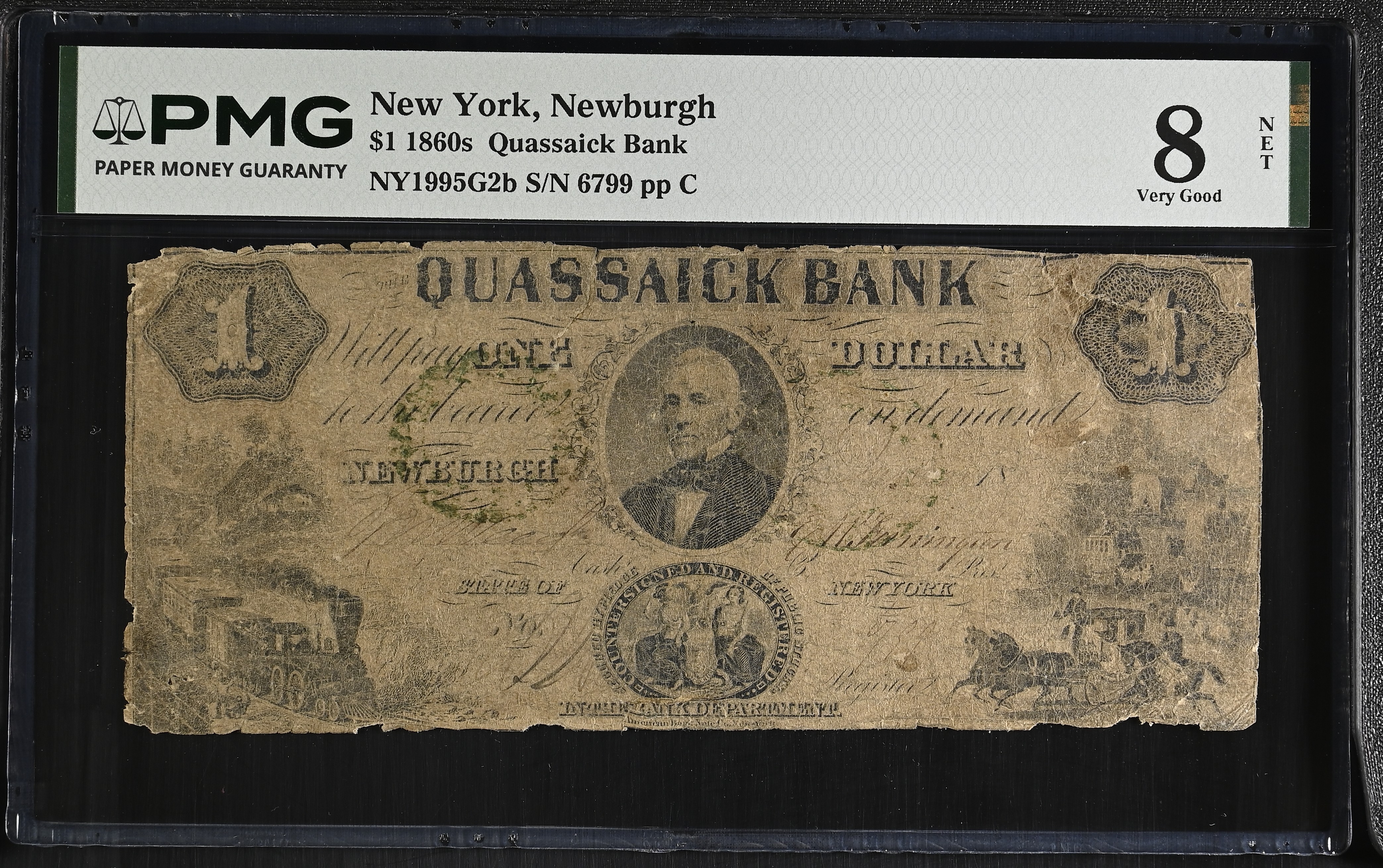 1902 $5 3rd Charter Period, 3rd Issue, Plain Back (Fr. 606)