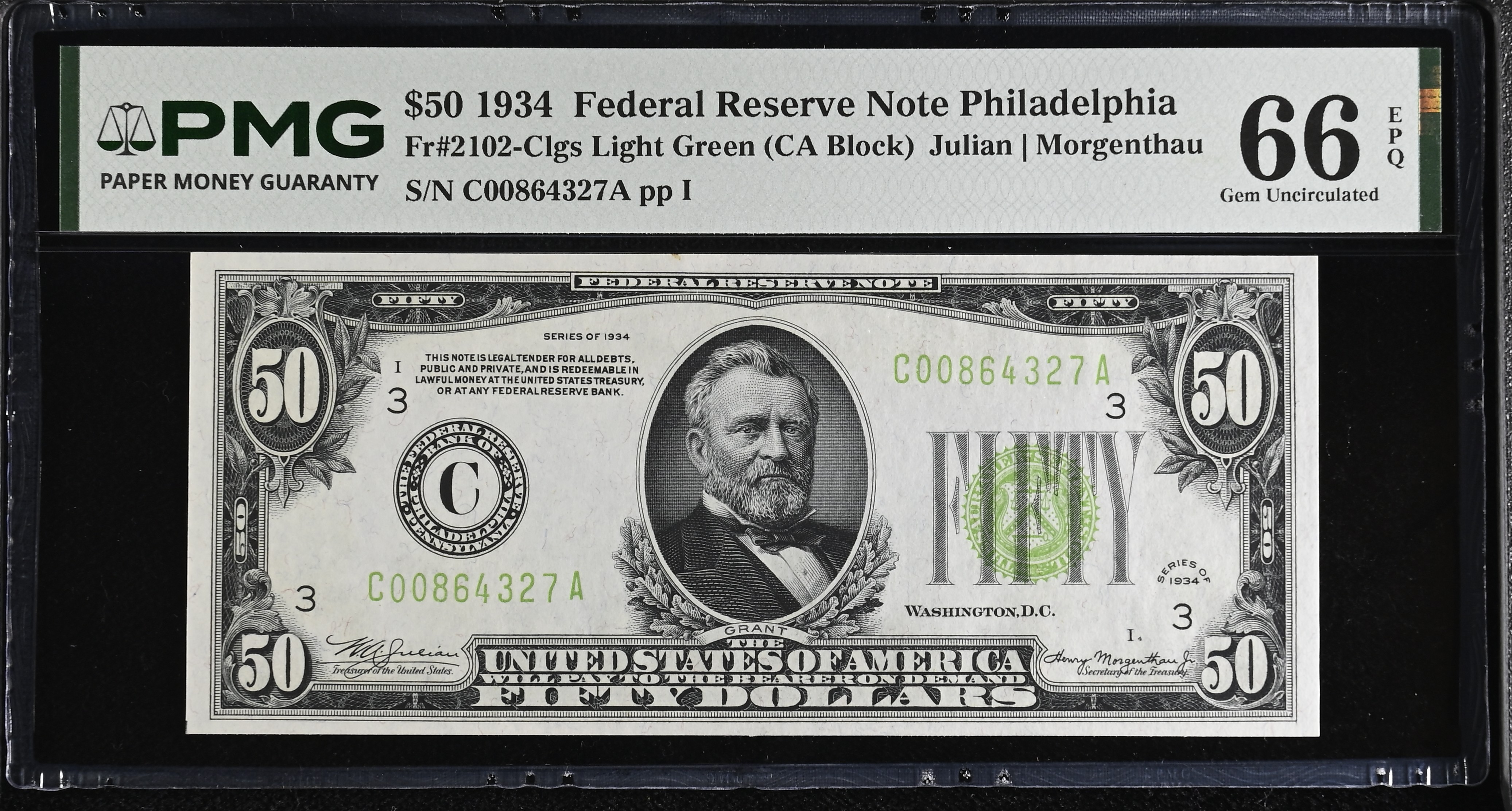 1902 $5 3rd Charter Period, 3rd Issue, Plain Back (Fr. 606)
