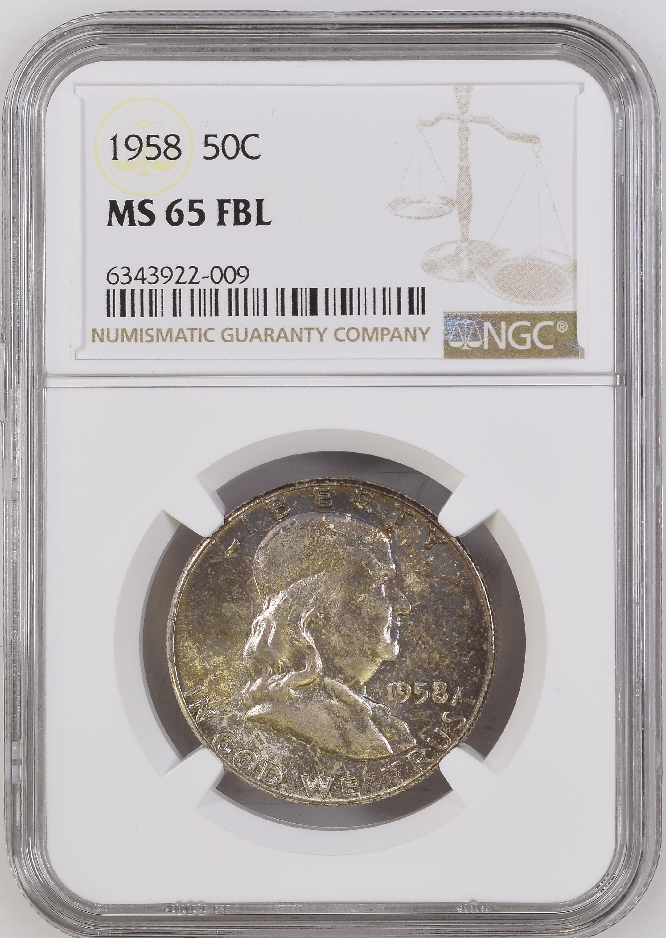 1958 50c MS FBL