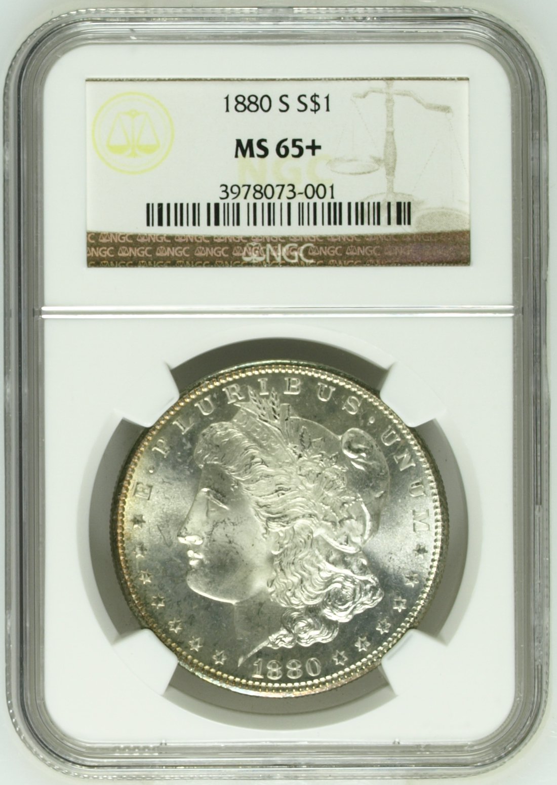 1880-S $1 MS
