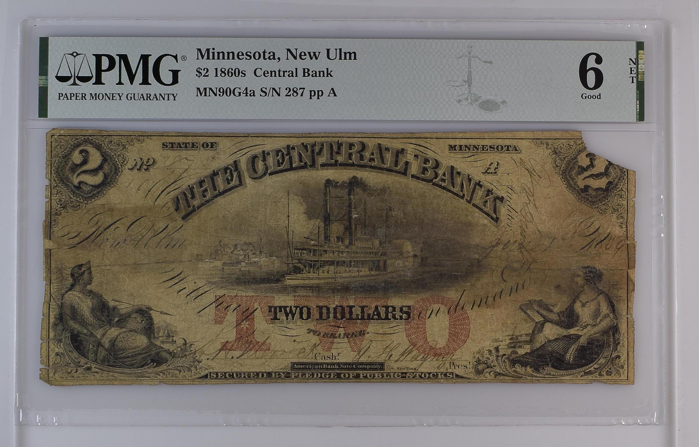 1902 $5 3rd Charter Period, 3rd Issue, Plain Back (Fr. 606)