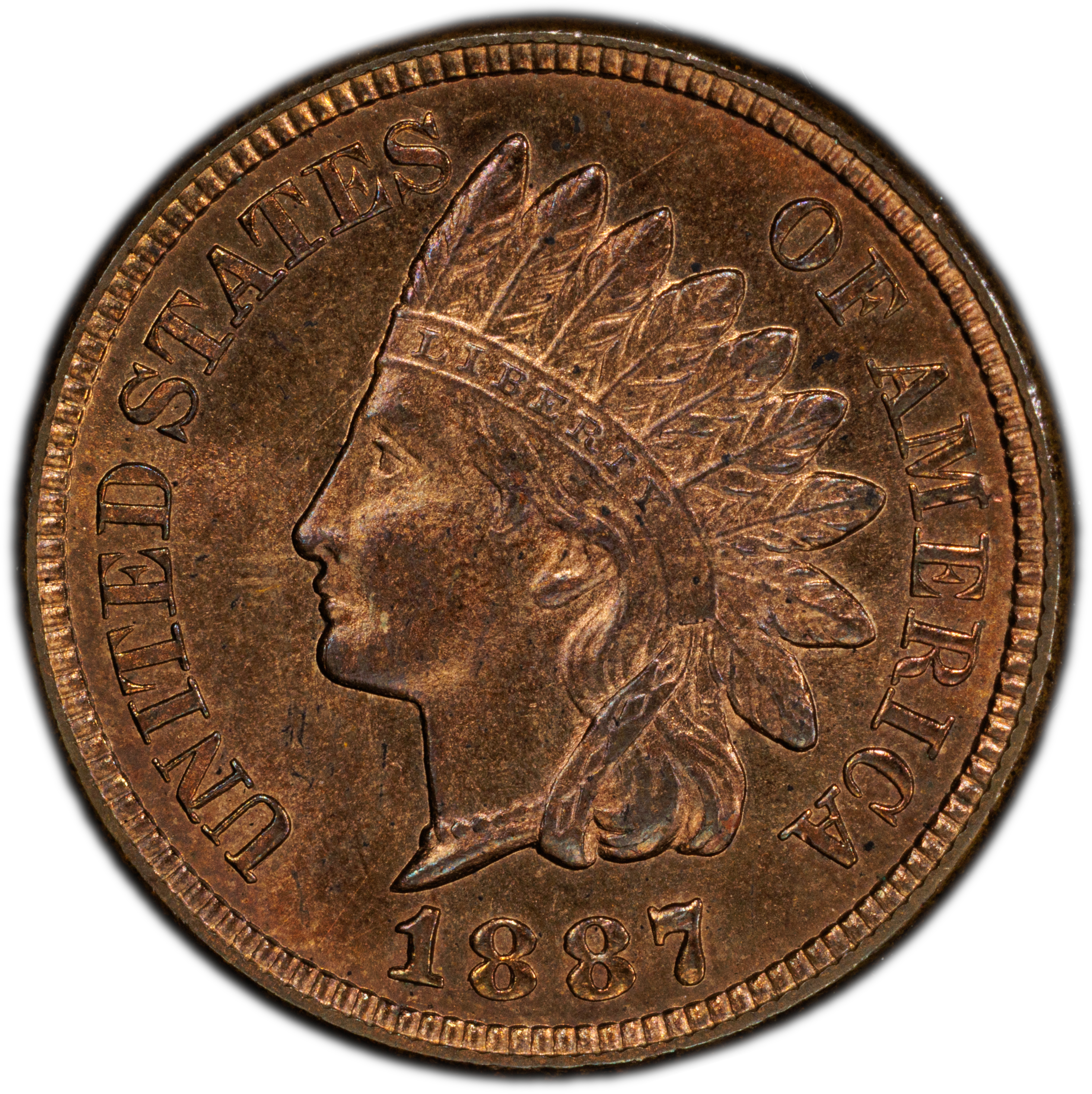 1887 1c MS RB