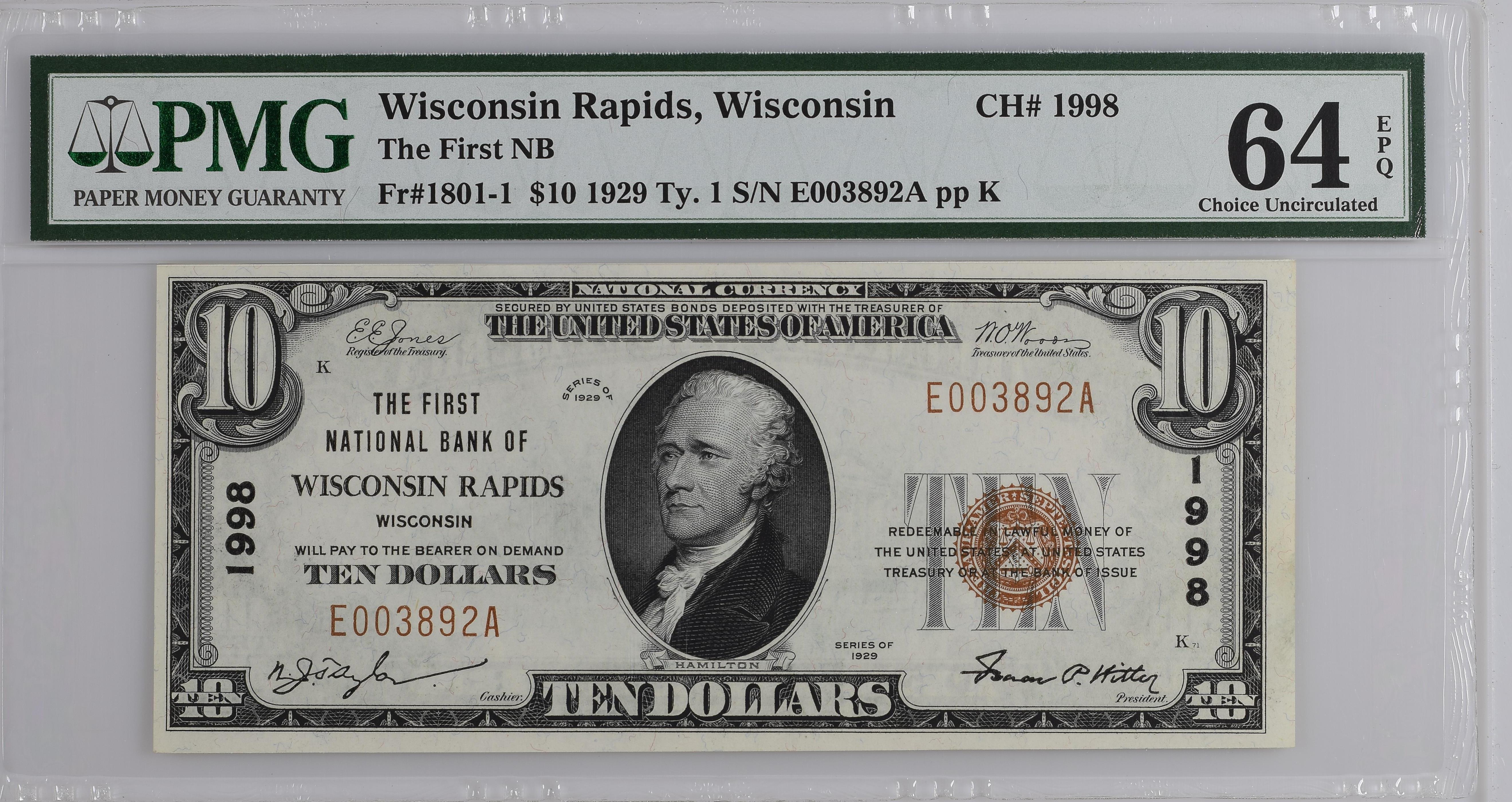 1902 $5 3rd Charter Period, 3rd Issue, Plain Back (Fr. 606)