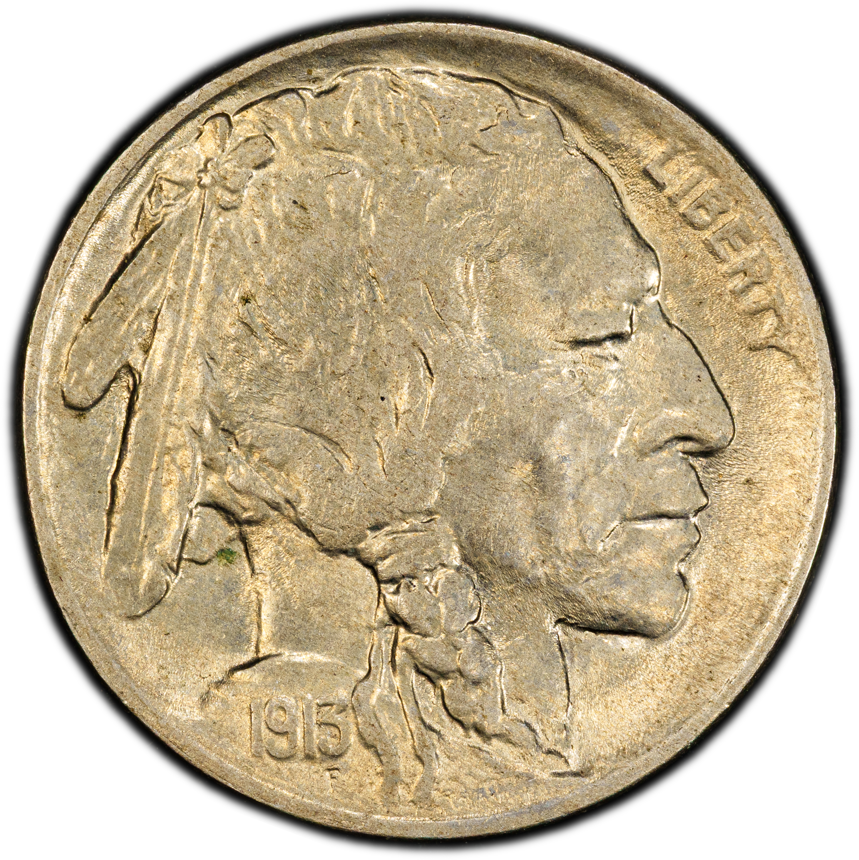 1913 5c Buffalo, Type 1 MS