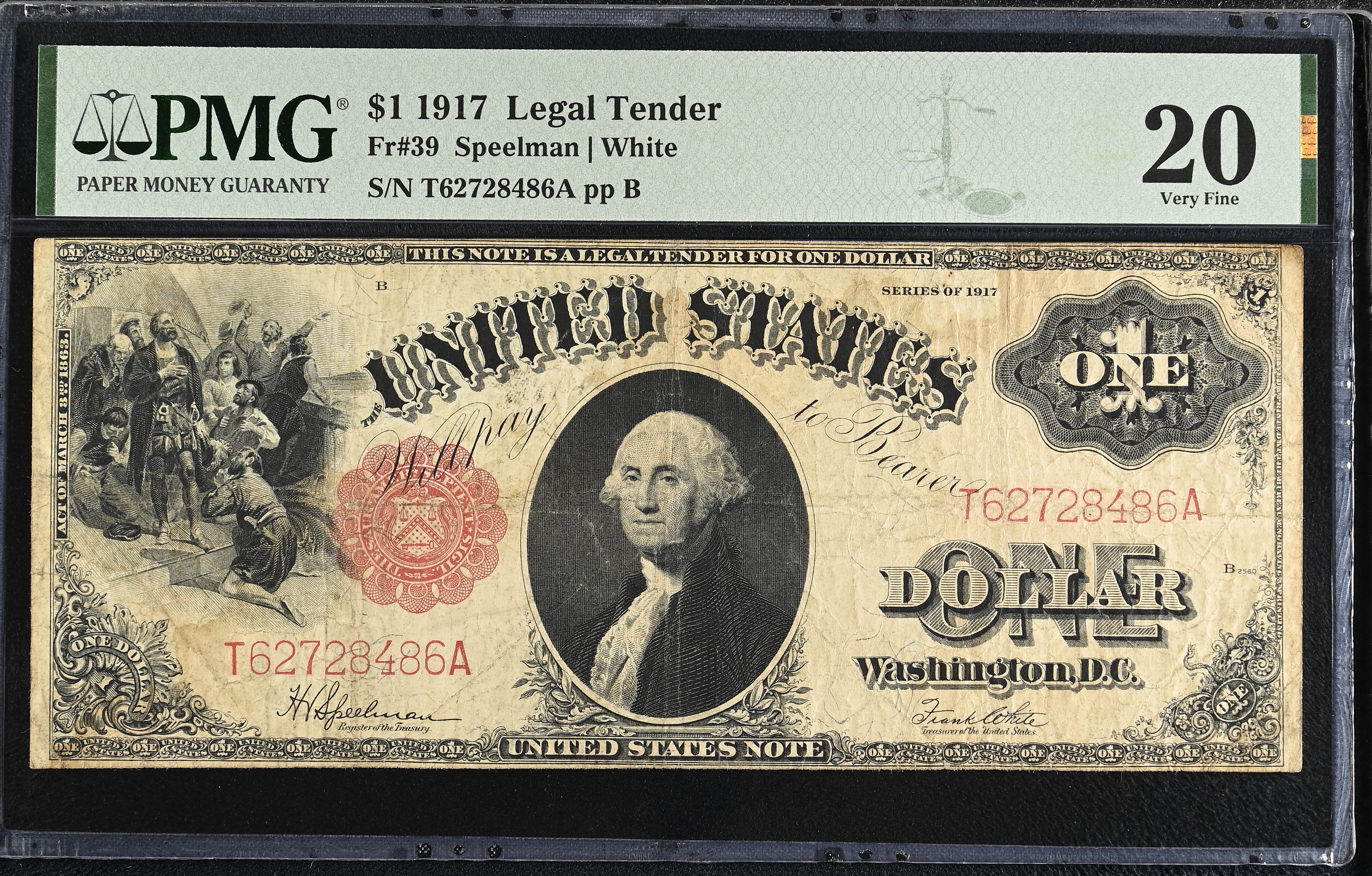 1917 $1 (Fr. 39)