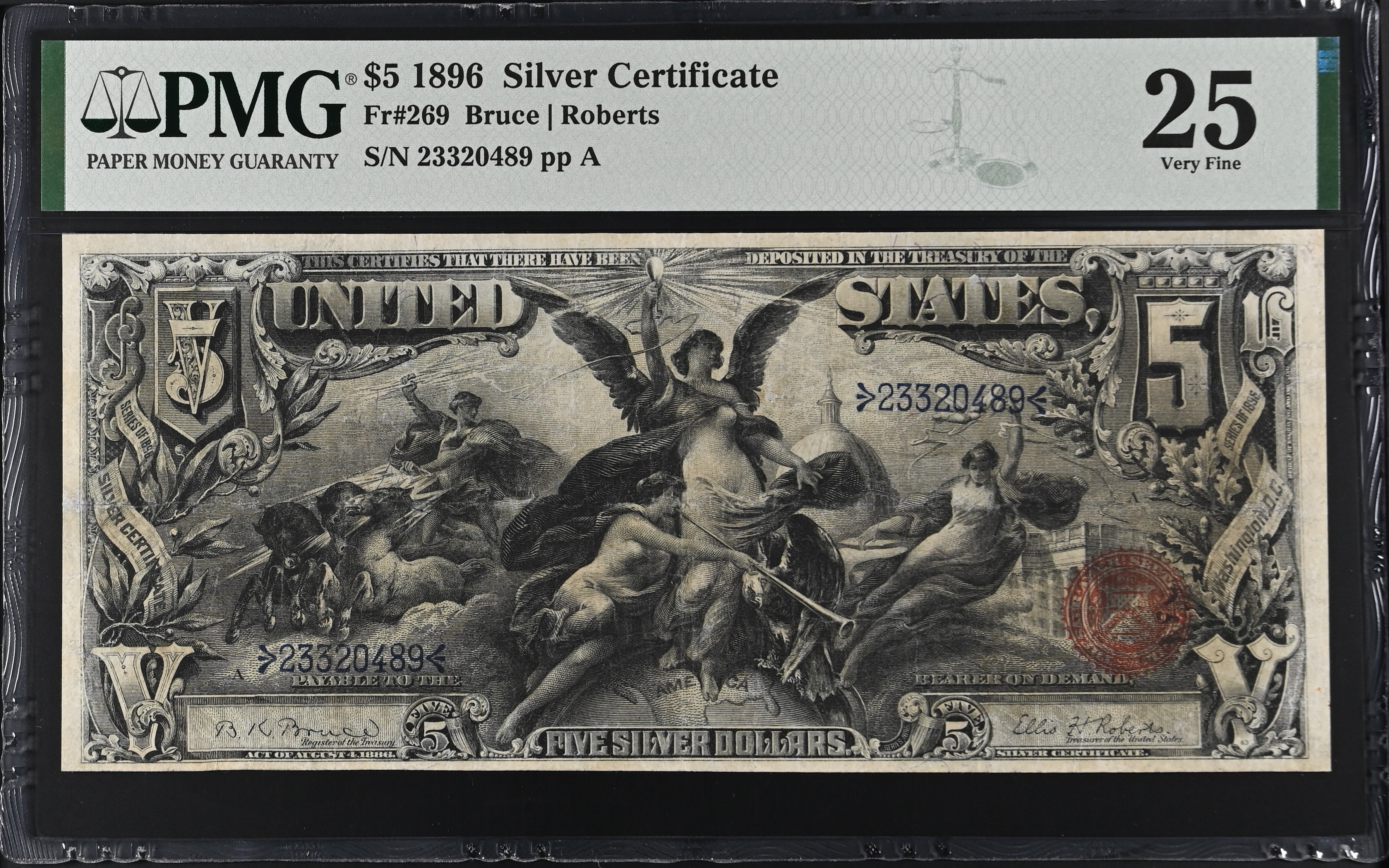 1896 $5 (Fr. 269)