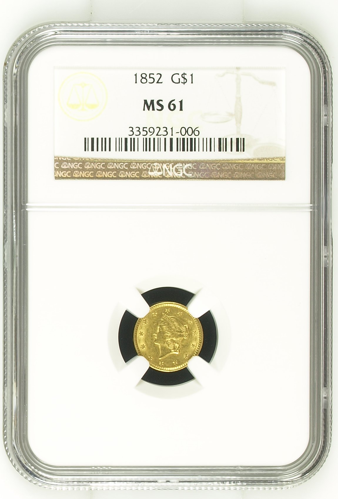 1852 G$1 MS
