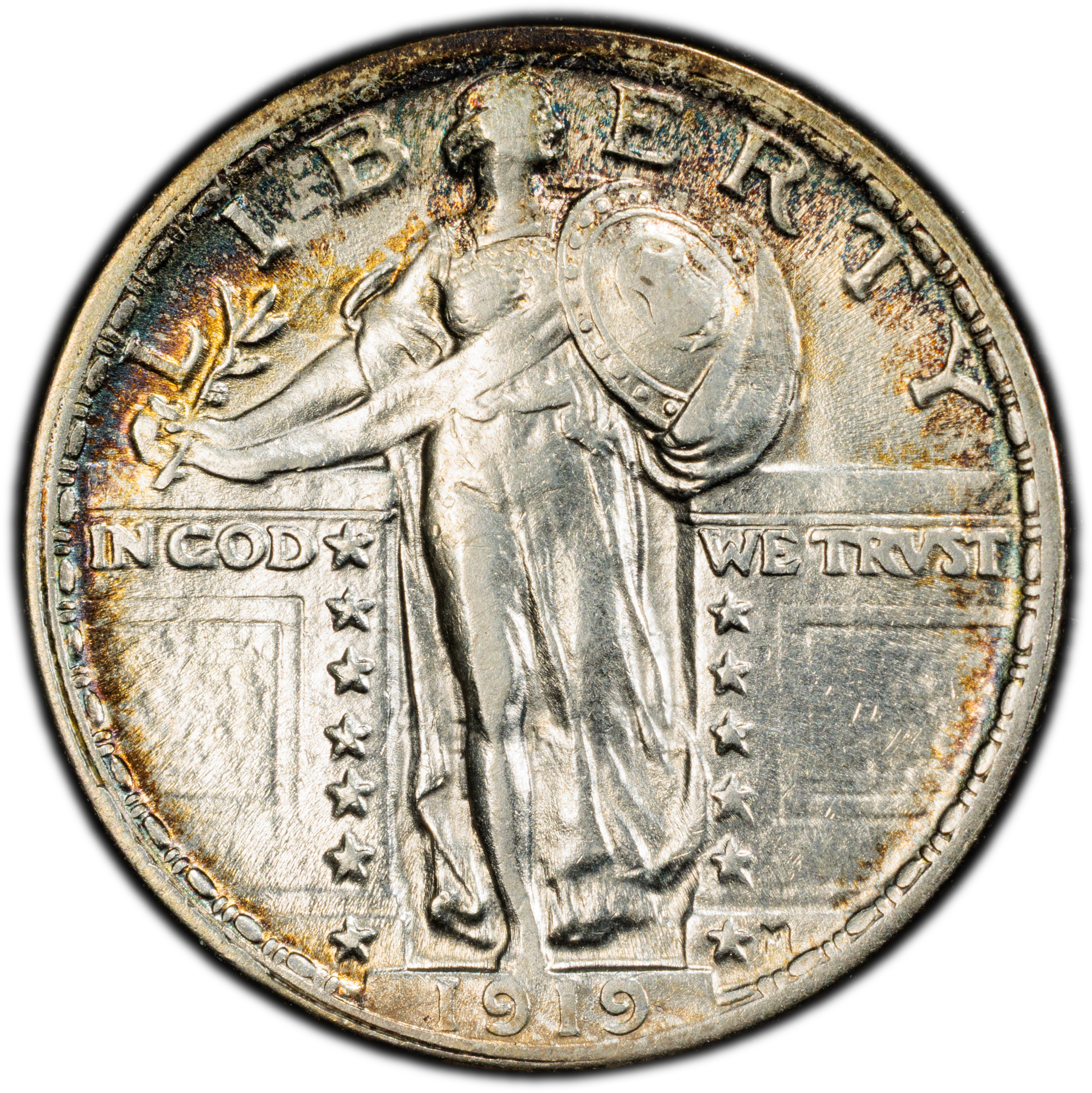 1919 25c MS