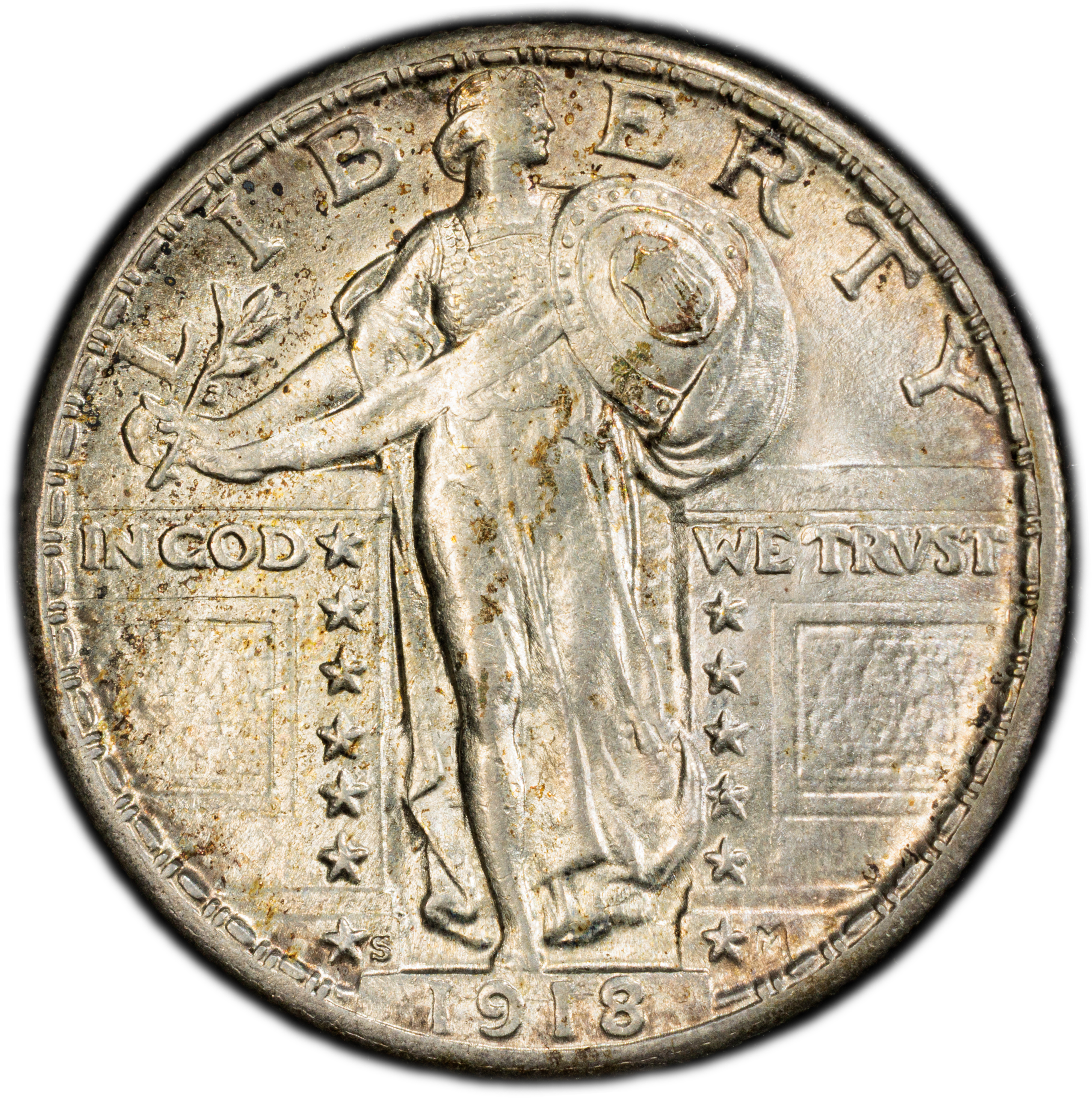 1918-S 25c MS
