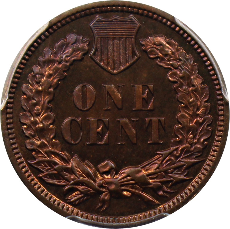 image for: 1909 Indian 1c PCGS Proof 64 RB