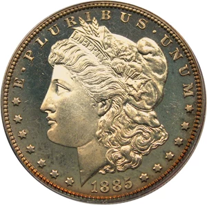 image for: 1885 $1 PCGS Proof 65