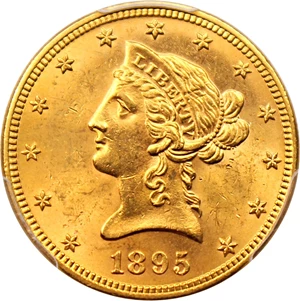 image for: 1895 $10 PCGS MS64