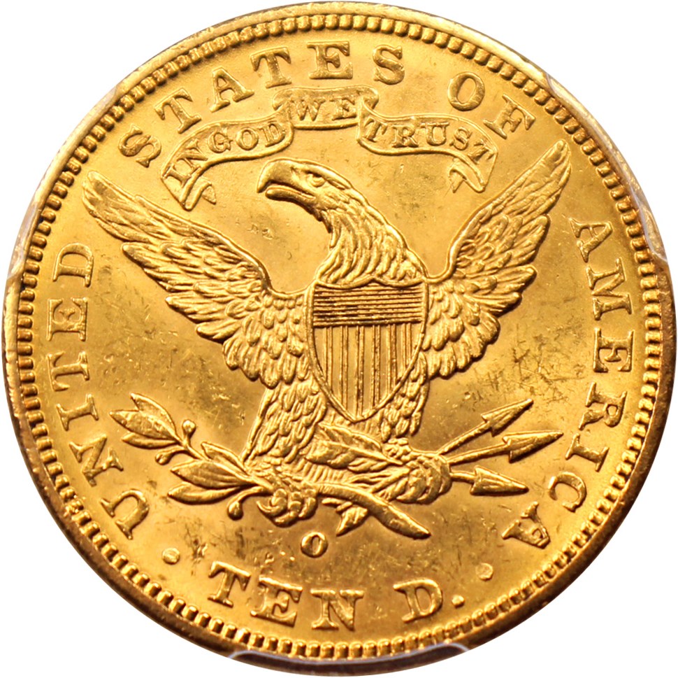 image for: 1897-O $10 PCGS MS62