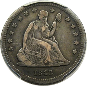image for: 1842-O 25c PCGS/CAC VF30 (Small Date)