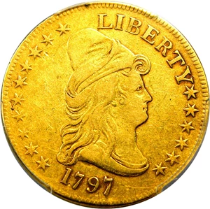 image for: 1797 Large Eagle $10 PCGS VF25