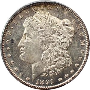 image for: 1891-CC $1 PCGS MS62 PL
