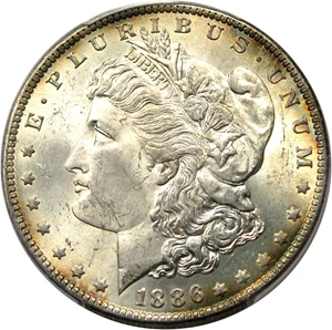 image for: 1886-O $1 PCGS MS64