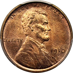 image for: 1910-S 1c PCGS MS66 RB