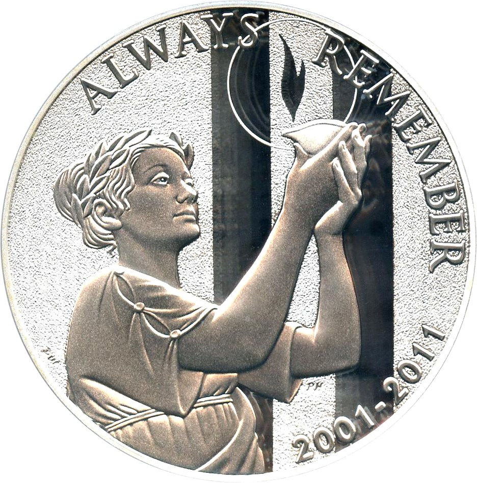 image for: 2011-W 9-11 National Medal $1 PCGS Proof 70 DCAM
