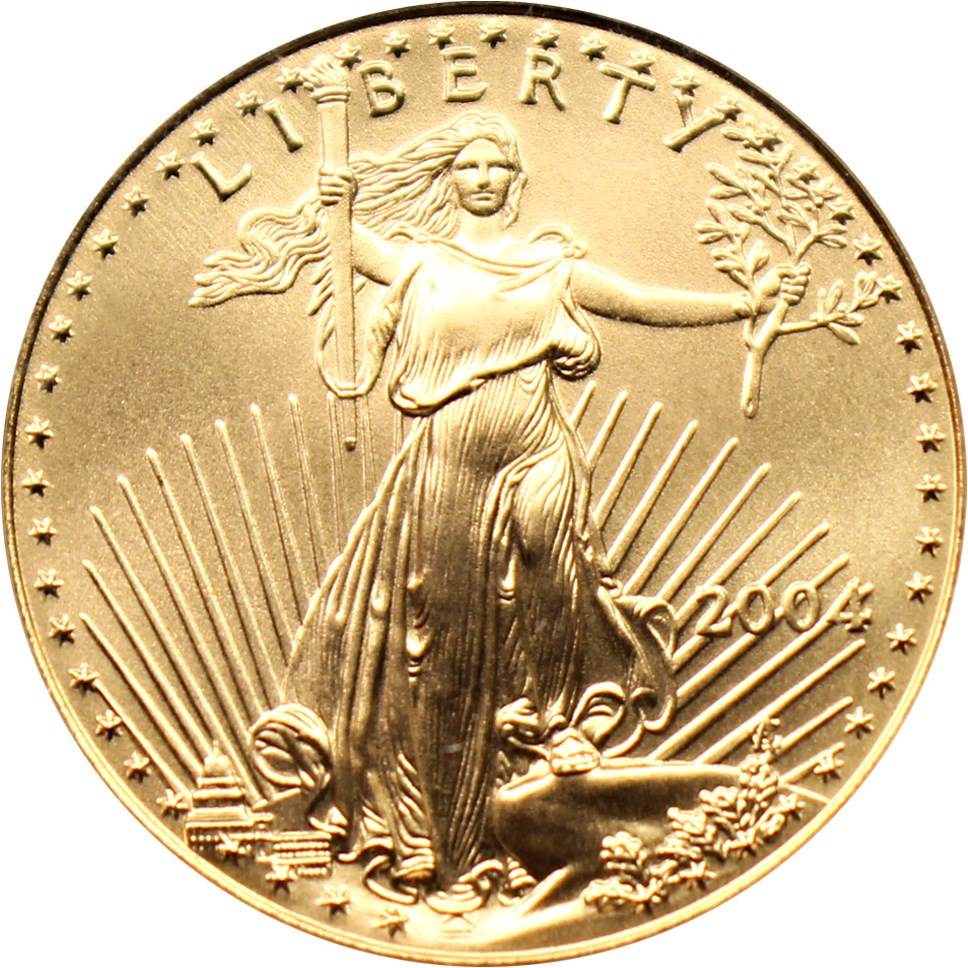 image for: 2004 Gold Eagle $25 PCGS MS69