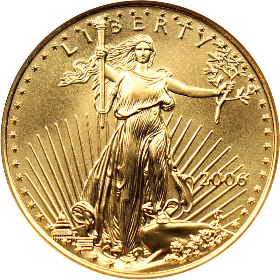image for: 2006 Gold Eagle $25 NGC MS69