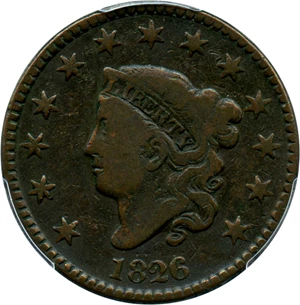 image for: 1826 1c PCGS VG-08