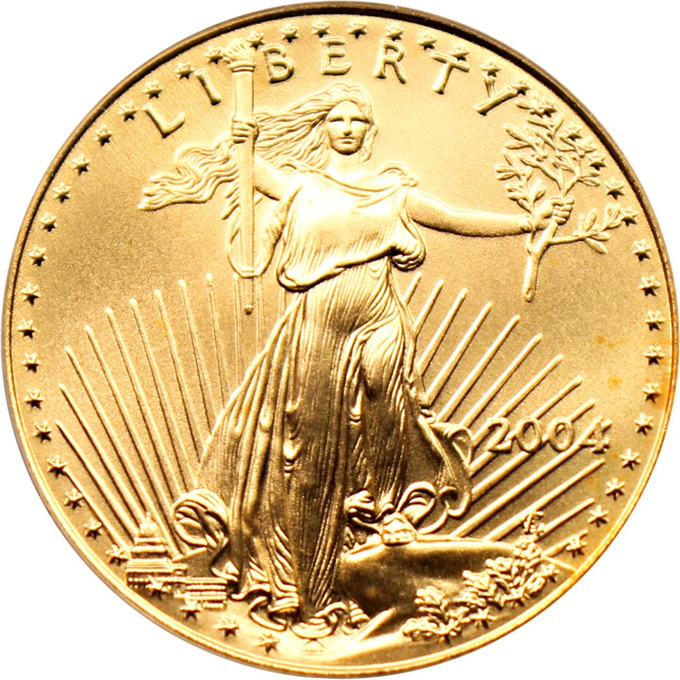 image for: 2004 Gold Eagle $25 PCGS MS69