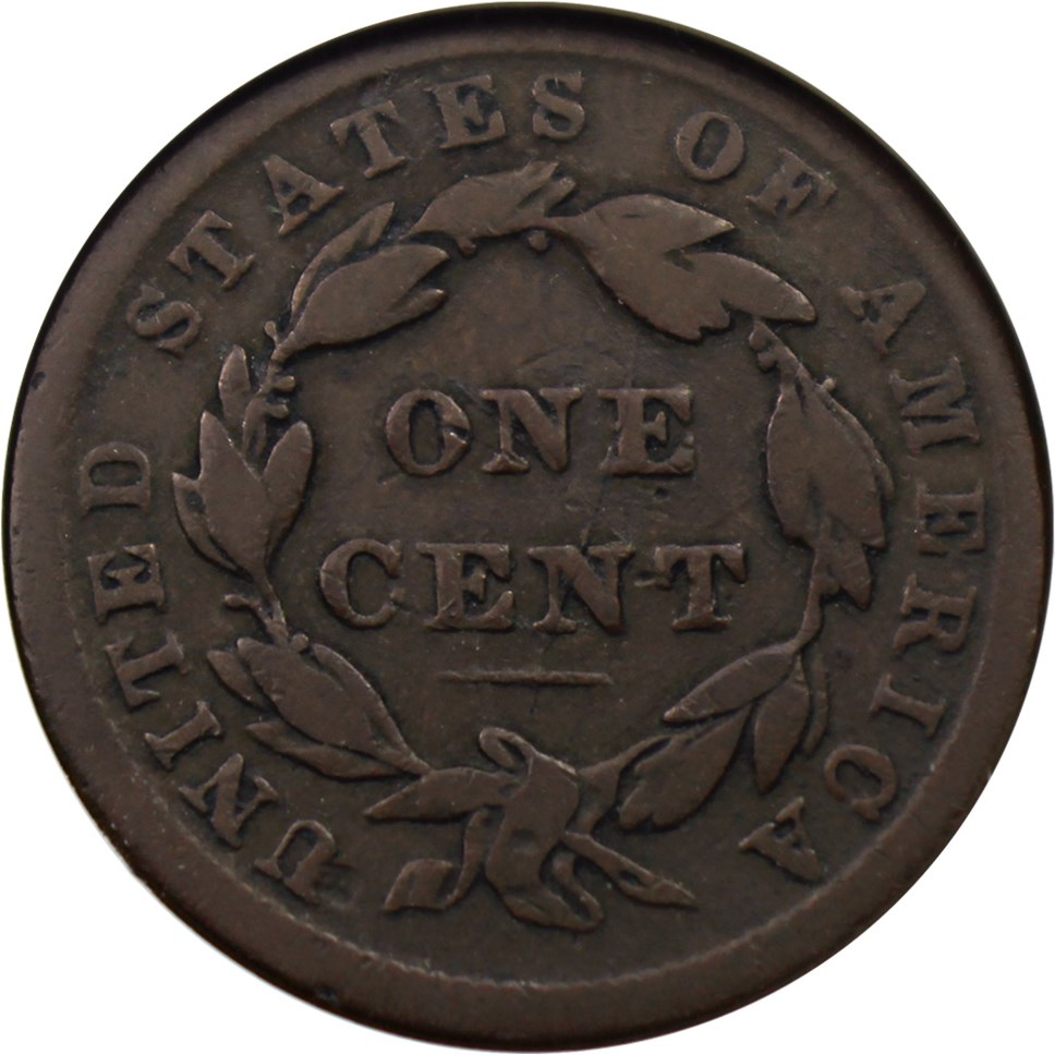 image for: 1839/6 1c ANACS VG-8