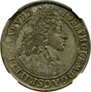 image for: German States Cologne: 1694 NL Silver 2/3 Taler NGC VF35 (KM-75)
