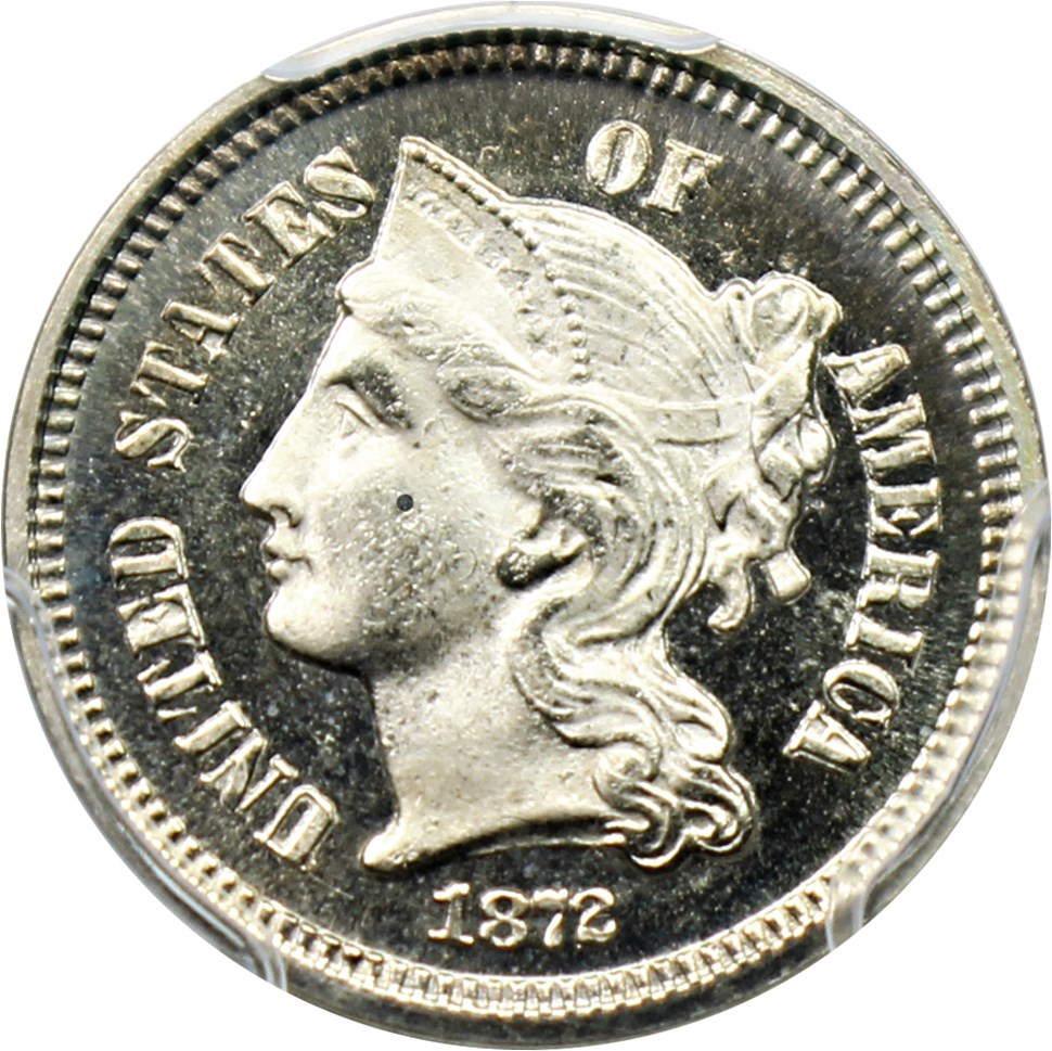 image for: 1872 3cN PCGS Proof 66+ CAM