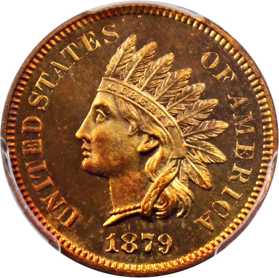 image for: 1879 1c PCGS/CAC Proof 65 RB