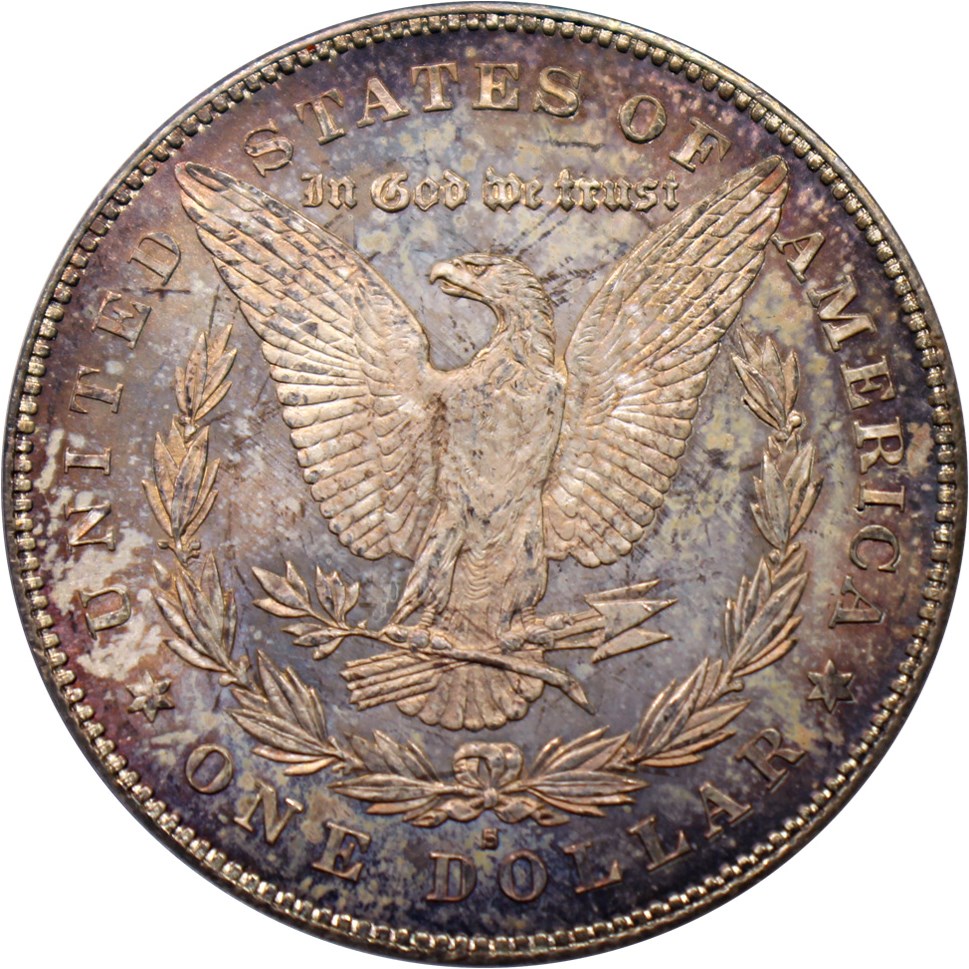 image for: 1879-S $1 PCGS/CAC MS63 (VAM-52, Reverse of 1878, Top 100 VAM)