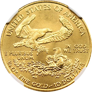 image for: 1996 Gold Eagle $10 NGC MS68