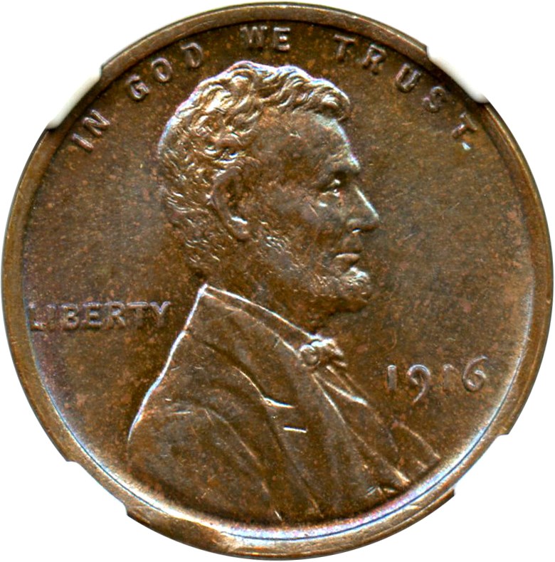 image for: 1916 1c NGC MS64 BN