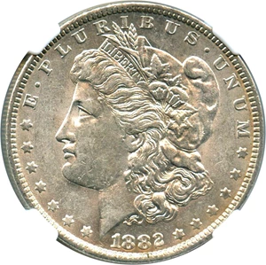 image for: 1882-O/S $1 NGC AU58 (VAM-5, Broken S)