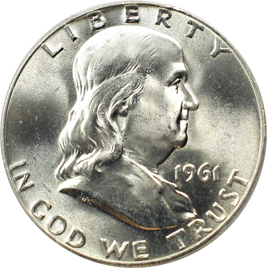 image for: 1961-D 50c PCGS MS66 FBL