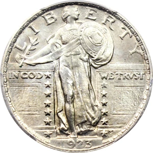 image for: 1923 25c PCGS MS67