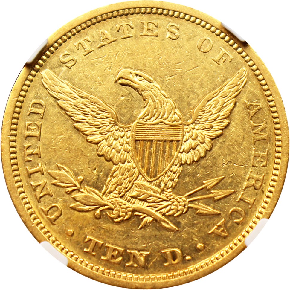 image for: 1841 $10 NGC AU55