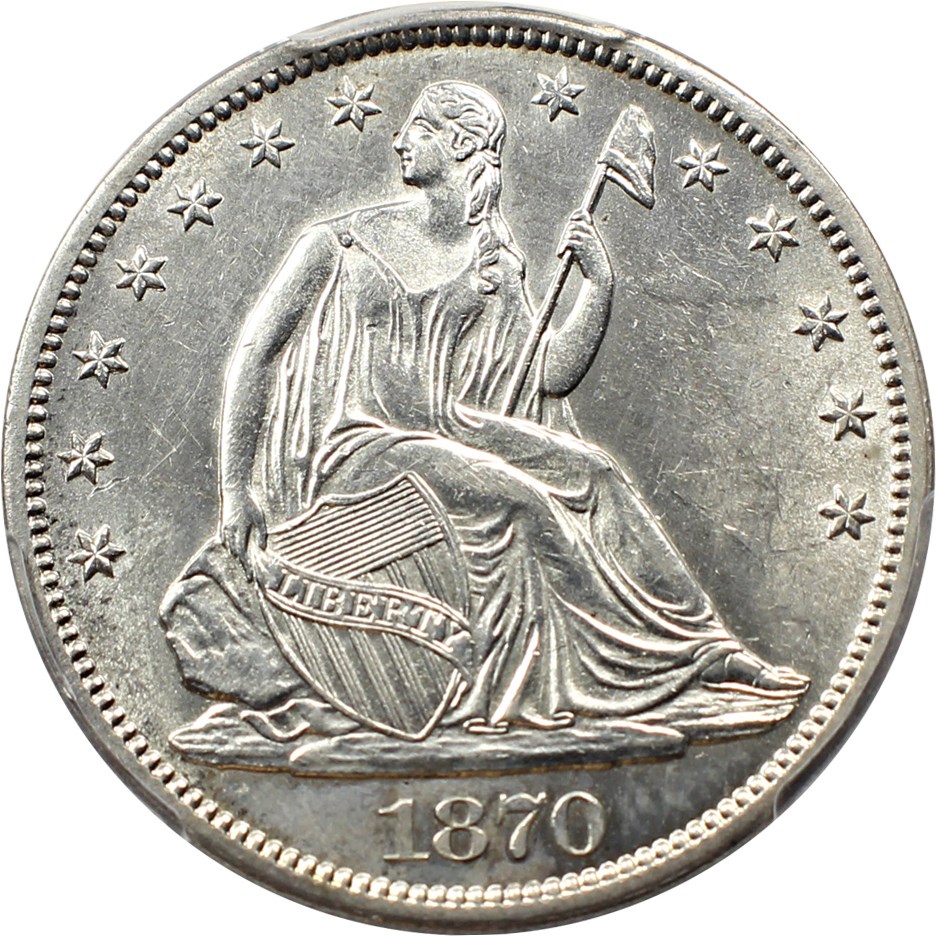 image for: 1870-S 50c PCGS MS63