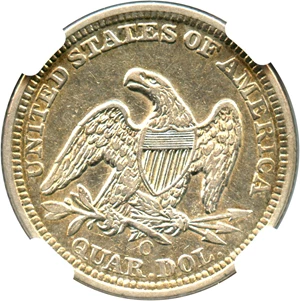 image for: 1859-O 25c NGC XF45