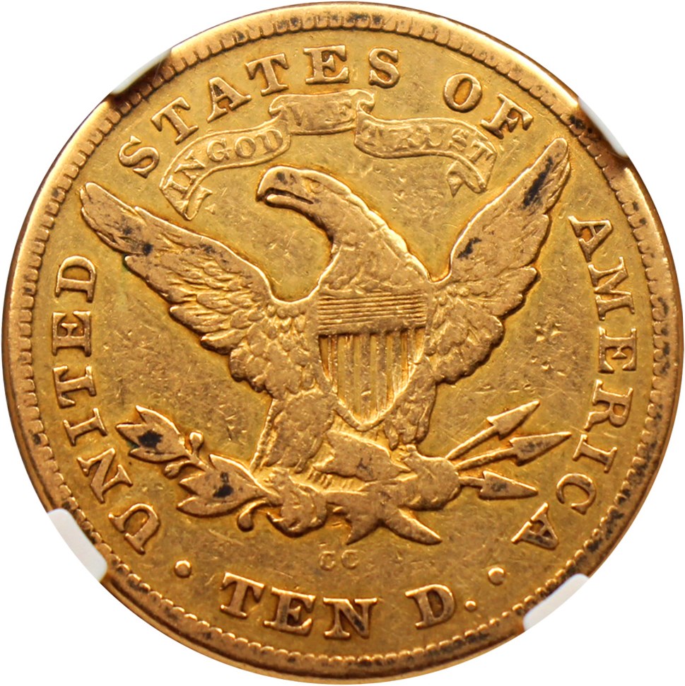 image for: 1874-CC $10 NGC VF30