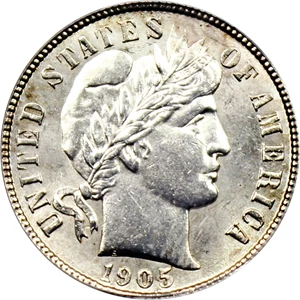 image for: 1905-O 10c PCGS/CAC MS61 (OGH)