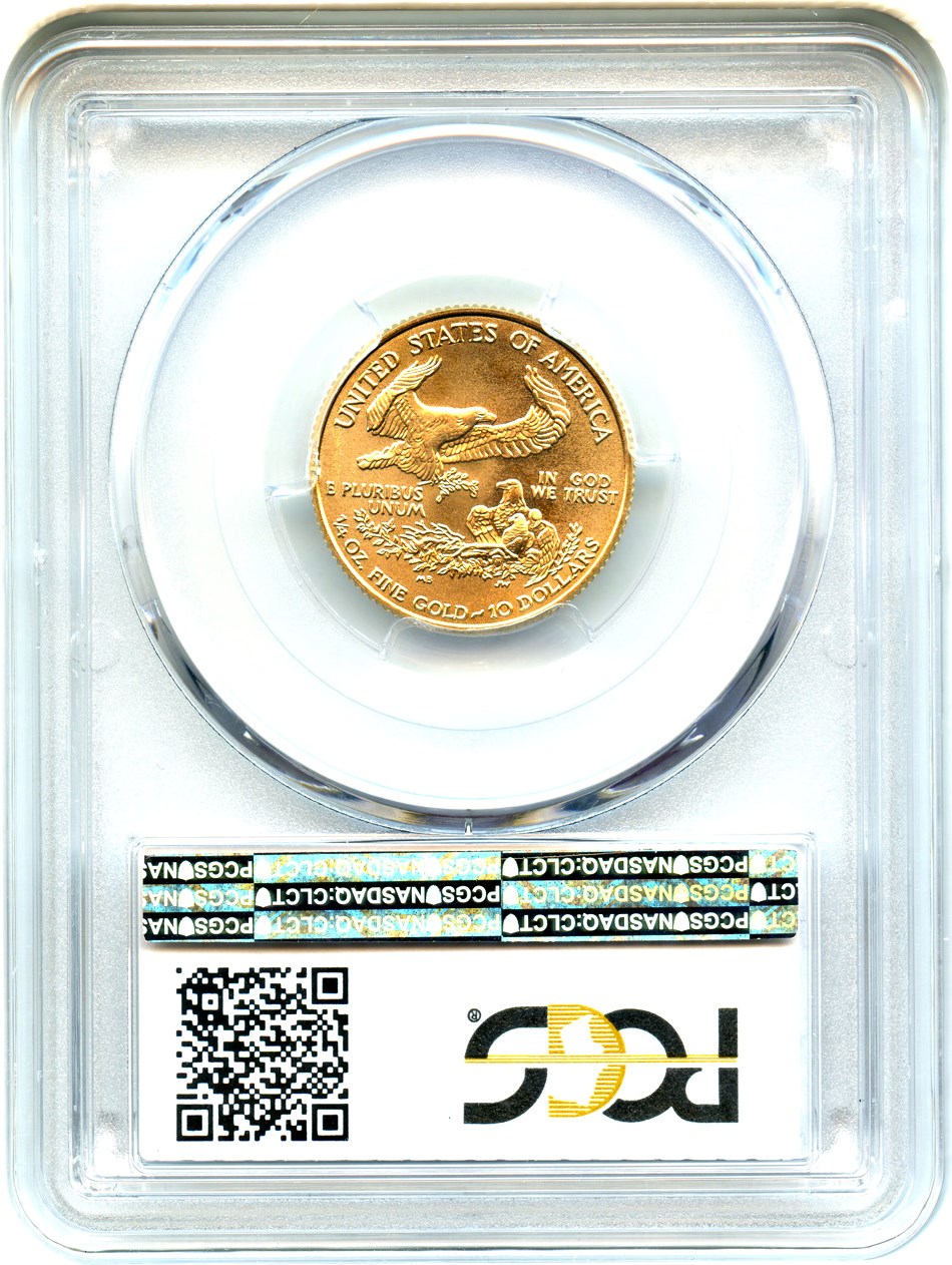 image for: 2000 Gold Eagle $10 PCGS MS69