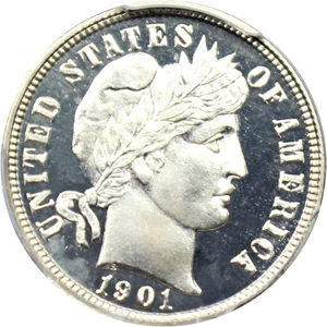 image for: 1901 10c PCGS/CAC Proof 66 CAM