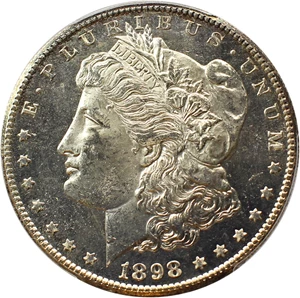 image for: 1898-S $1 PCGS MS63 DMPL