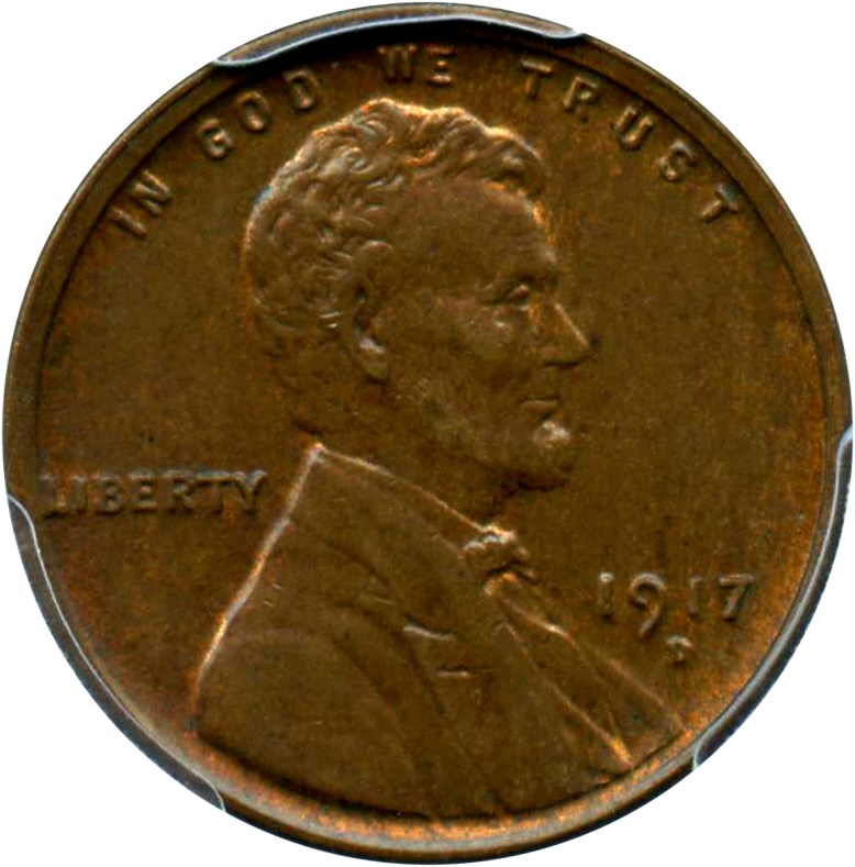 image for: 1917-D 1c PCGS MS62 BN
