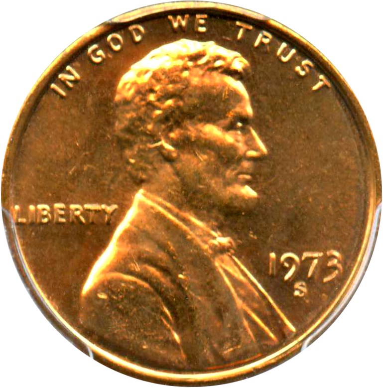 image for: 1973-S 1c PCGS MS66 RD