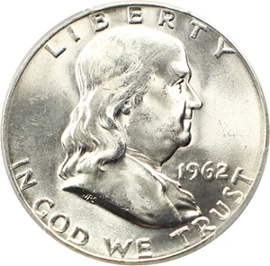image for: 1962-D 50c PCGS MS66