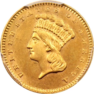 image for: 1857-S G$1 PCGS/CAC AU58