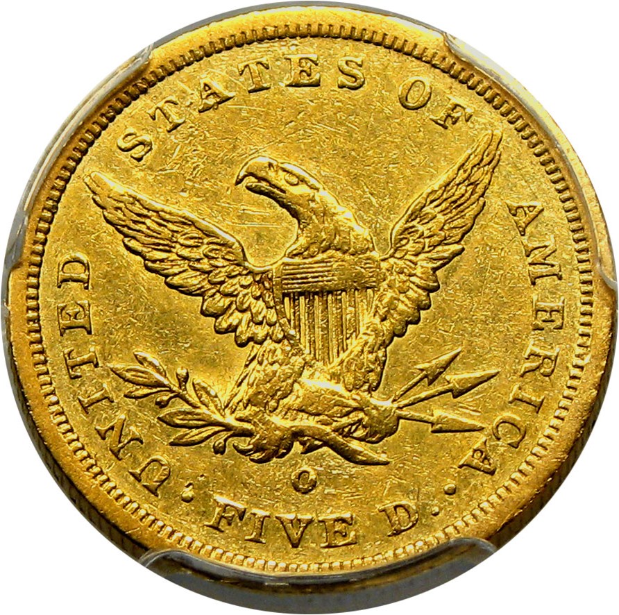 image for: 1842-O $5 PCGS AU50